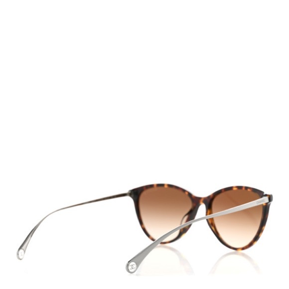 Chanel Acetate Metal Butterfly Sunglasses 5459-A Tortoise - Picture 4 of 8